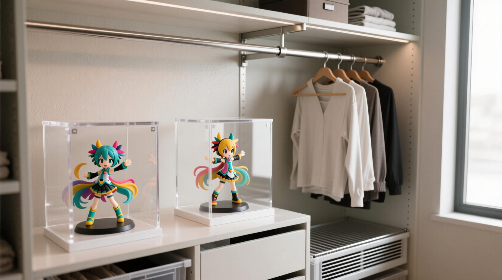 closet organization tips dust prevention in shared closets