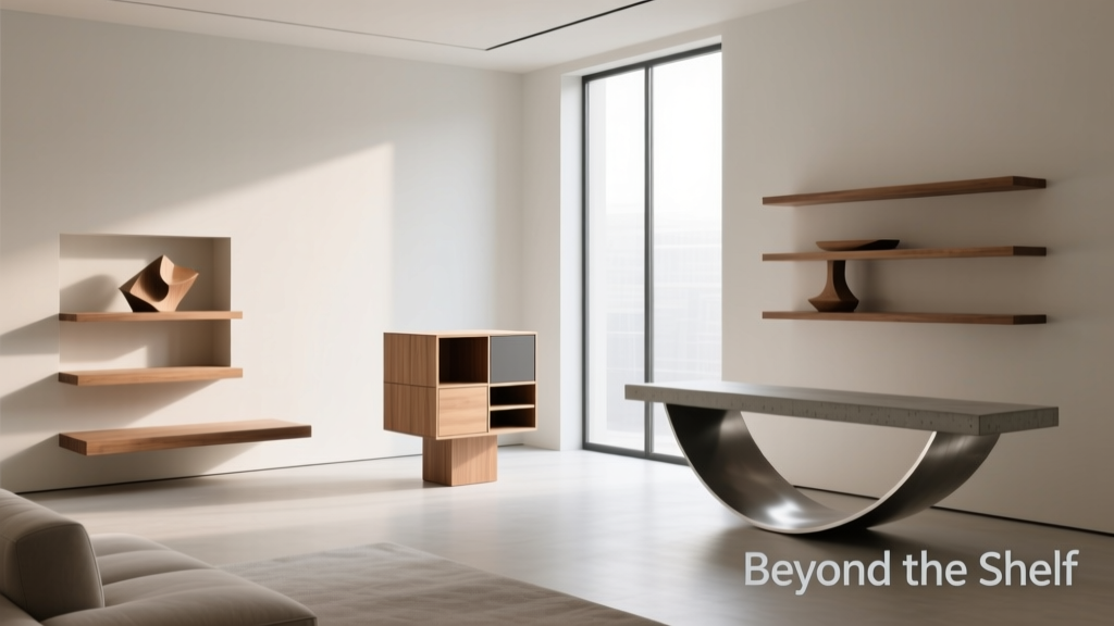7 Stylish Alternatives to Traditional Shelves