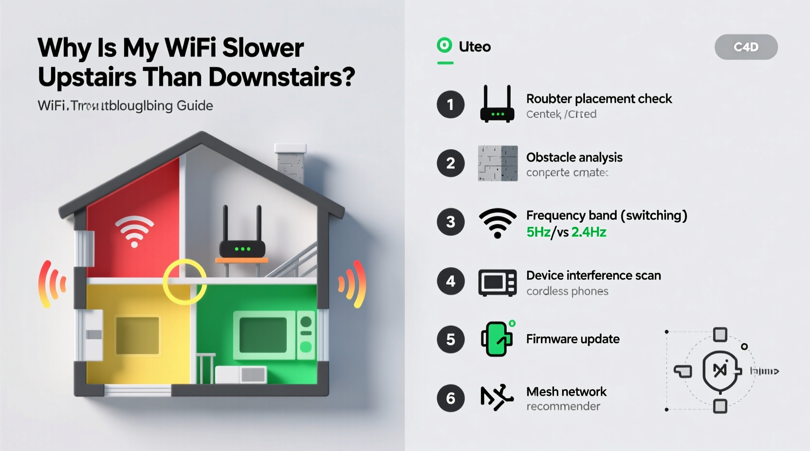 why is my wifi slower upstairs than downstairs troubleshooting guide