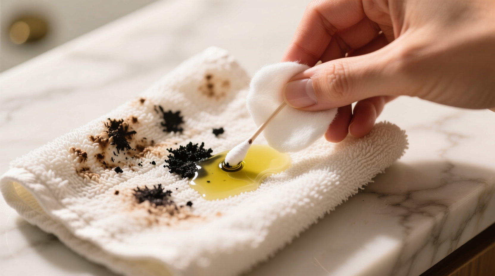 how to remove permanent eyeliner stains safely