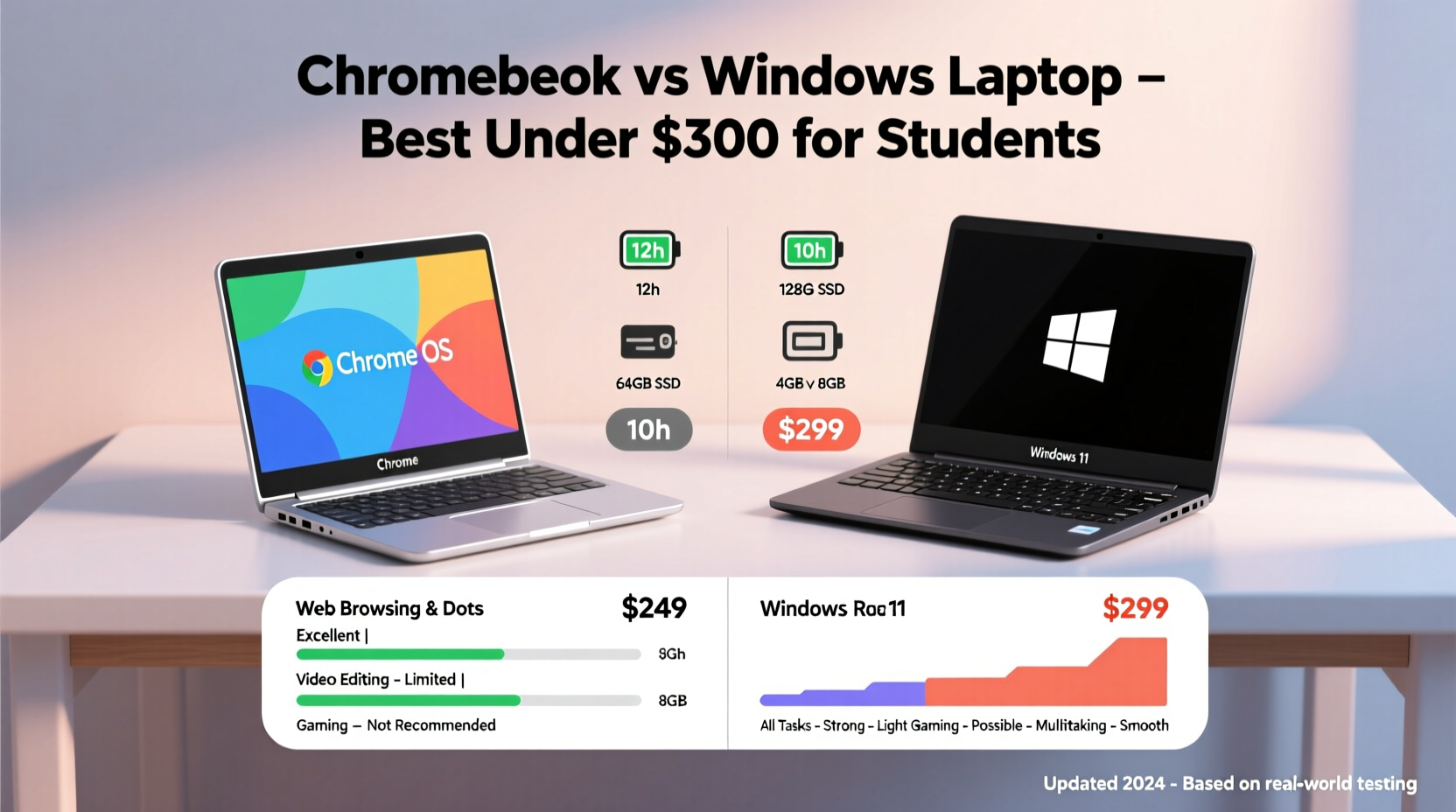 chromebook vs windows laptop which is better for students under 300