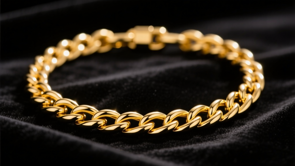 Heavy 14k yellow gold rope chain on dark velvet, showing intricate twisted links and high polish under warm studio lighting.