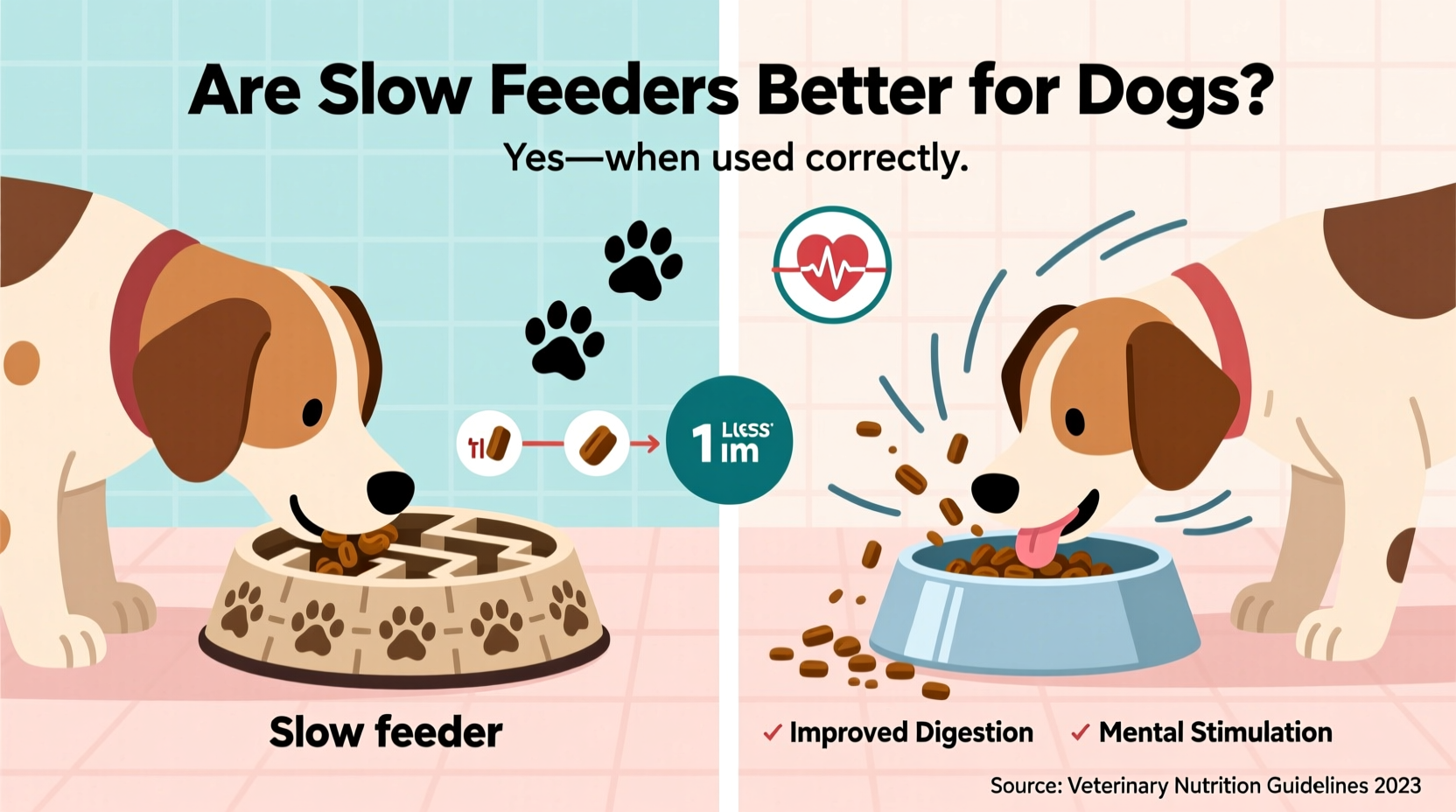 are slow feeders better for dogs or just make mealtime frustrating
