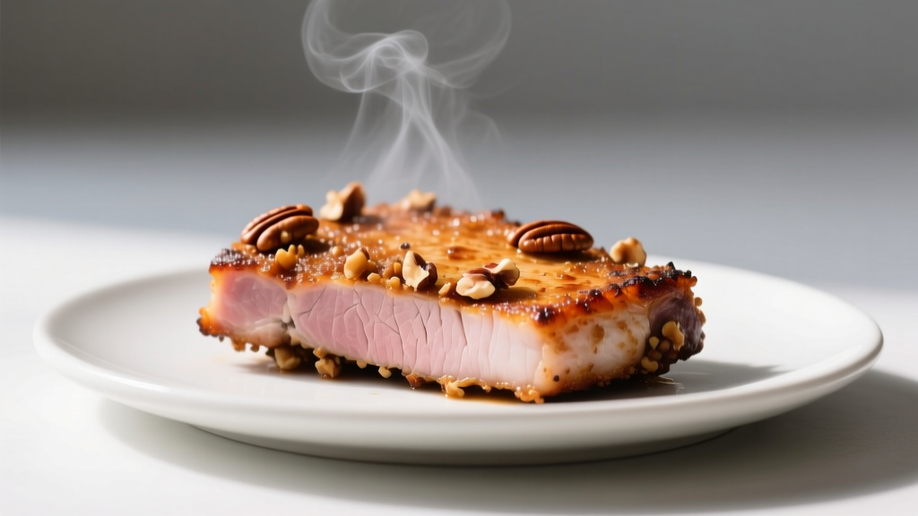 Crispy Pecan Crusted Pork Chops in Air Fryer