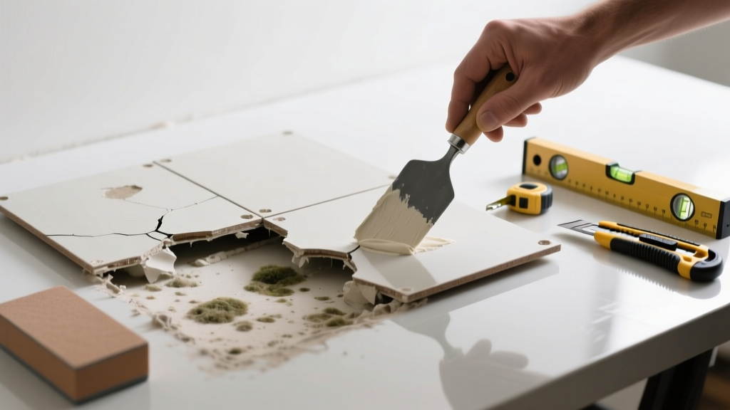 Fix Noisy, Stained Acoustic Ceiling Tiles