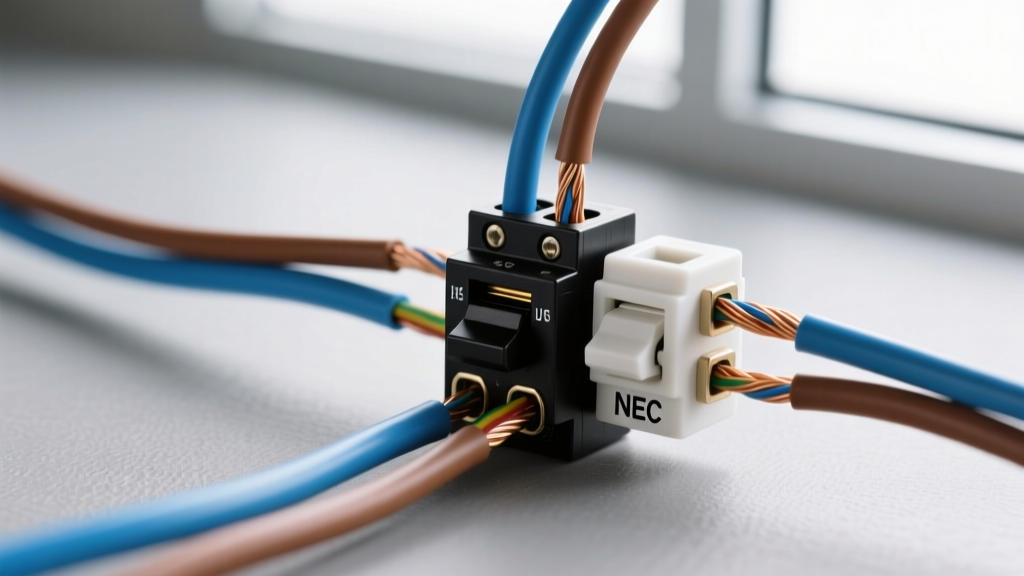 Connecting Blue and Brown Wires to Black and White: IEC vs NEC Color Codes