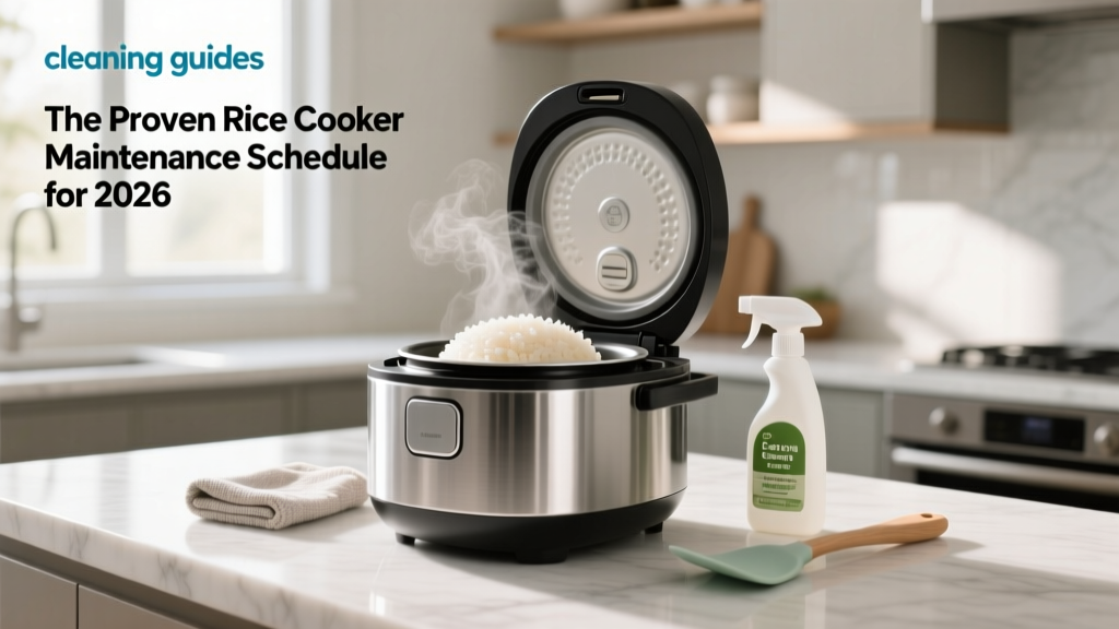 The Proven Rice Cooker Maintenance Schedule for 2026