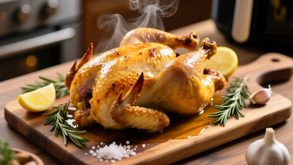 Best Air Fryer Whole Chicken Recipe (Crispy & Juicy)