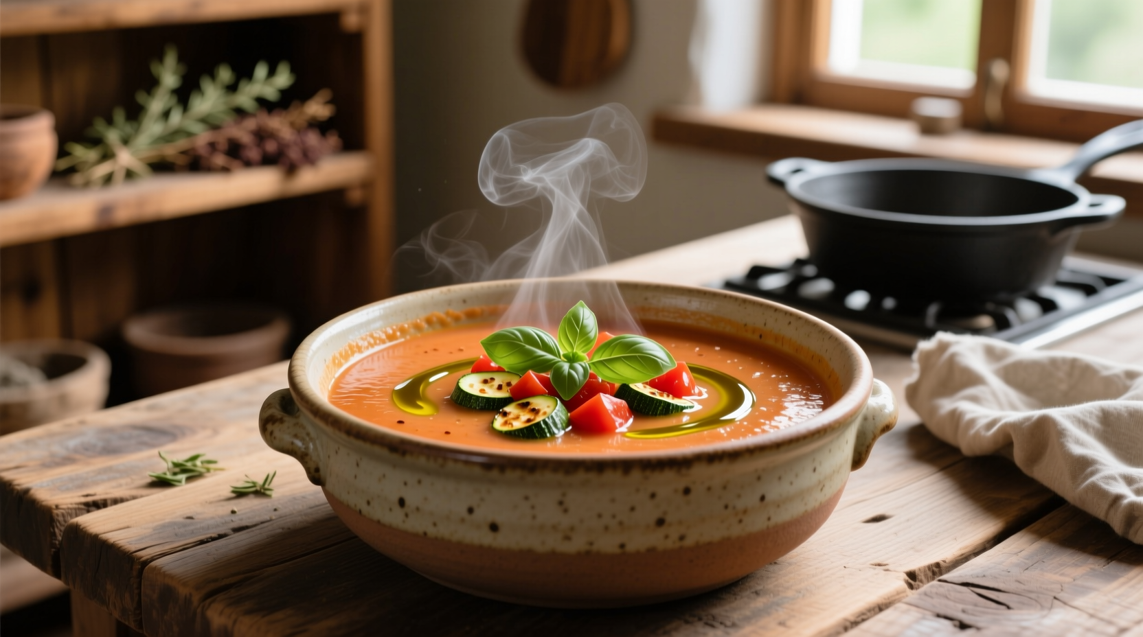 Perfect Tomato Zucchini Soup Recipe for Summer