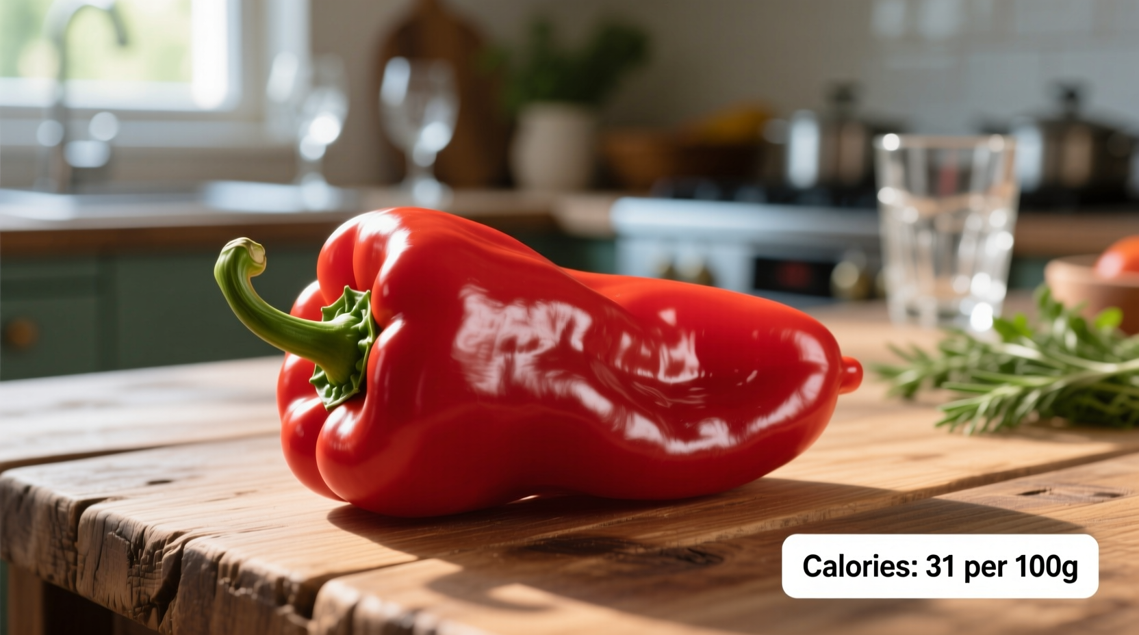 Red Bell Pepper Calories: 37 in Medium Pepper (Exact Count)