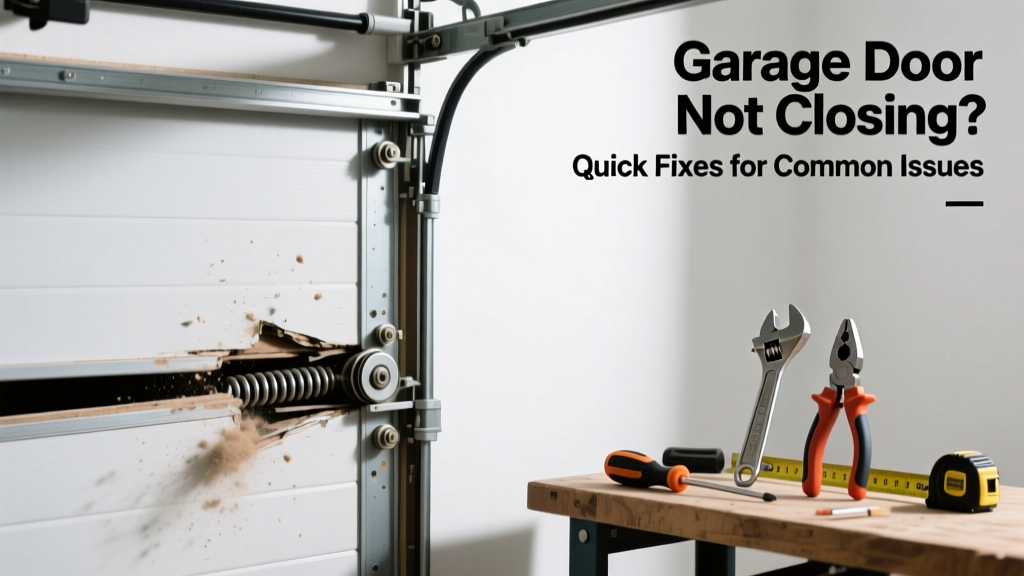 Garage Door Not Closing? Quick Fixes for Common Issues