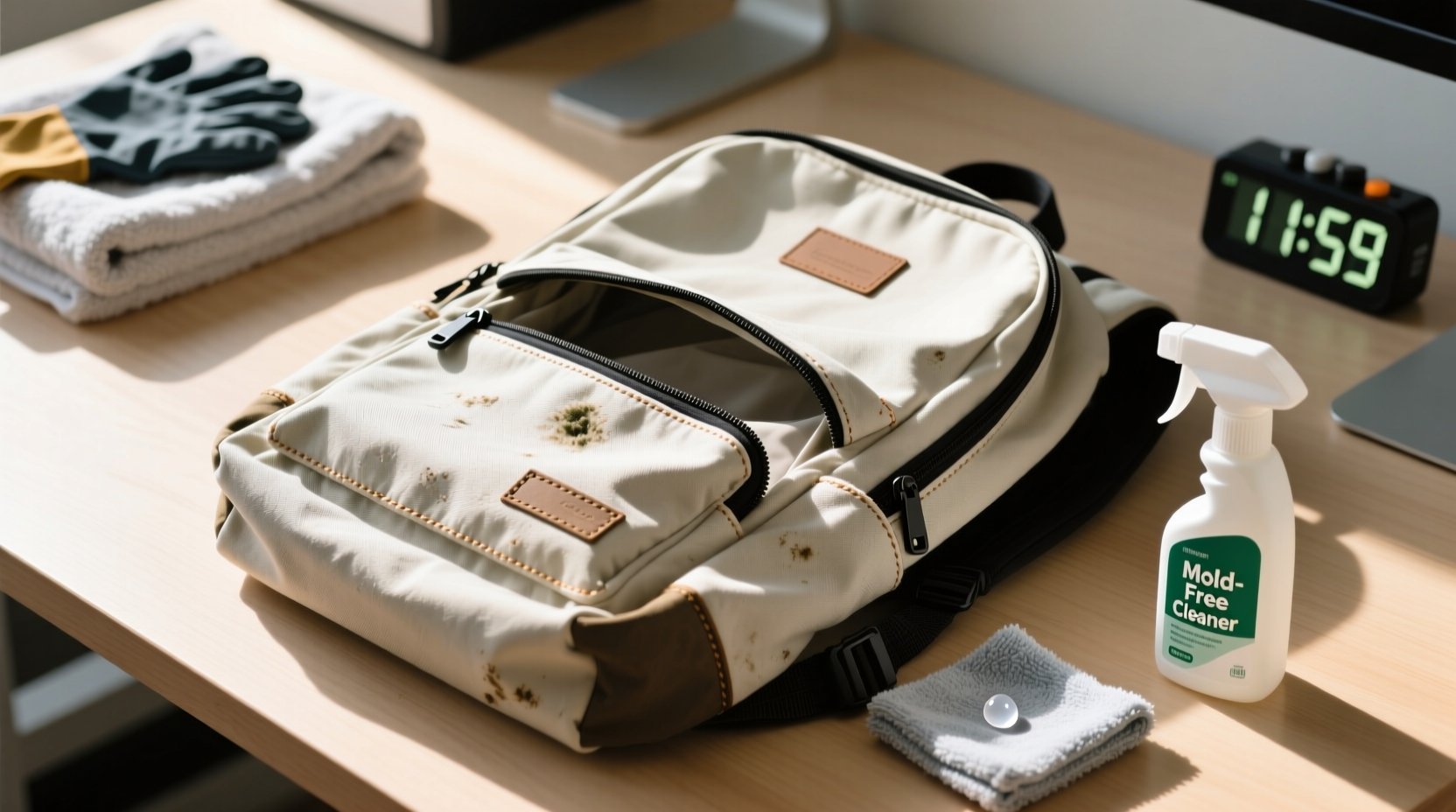 how to clean canvas gaming backpacks safely