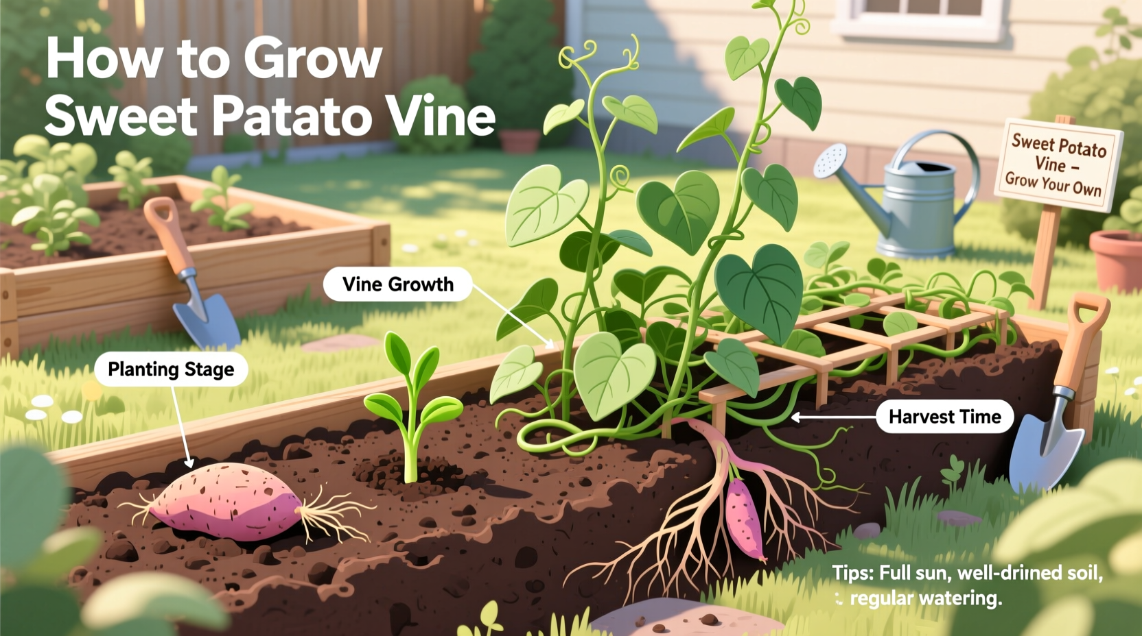 How to Grow Sweet Potato Vine: Complete Step-by-Step Guide