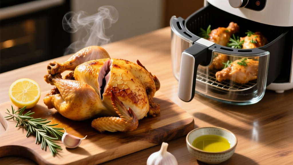Air Fryer Rotisserie Chicken: Crispy, Juicy & Easy