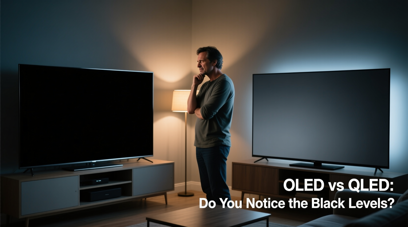 oled vs qled tv does the average viewer even notice the black levels