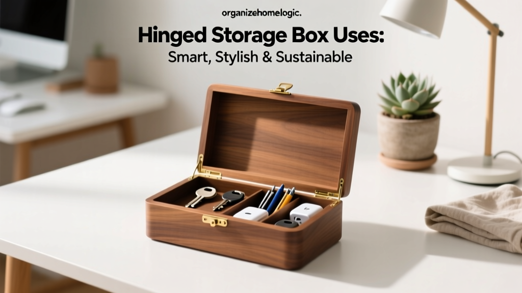 Hinged Storage Box Uses: Smart, Stylish & Sustainable