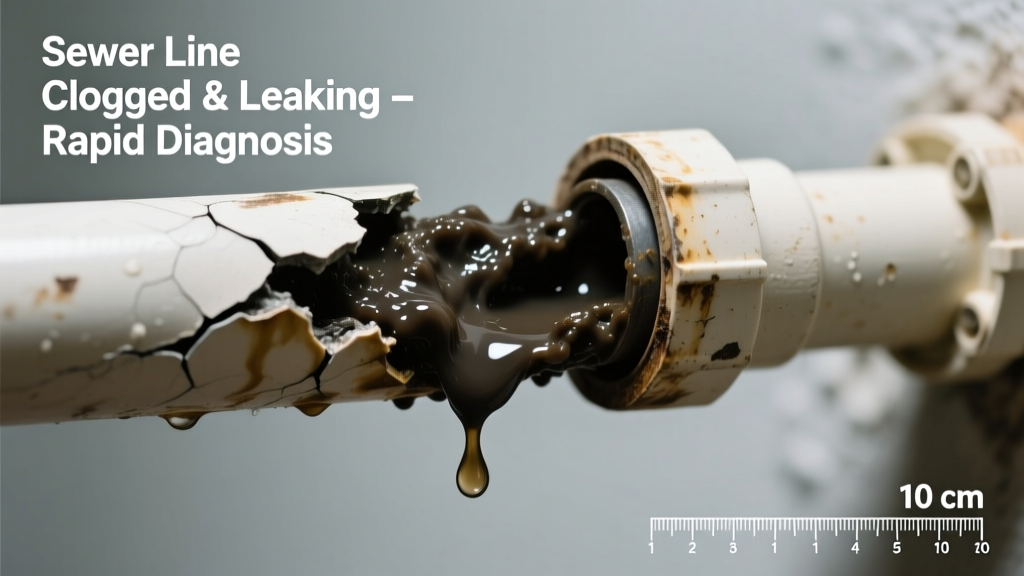 Sewer Line Clogged and Leaking Water: Quick Diagnosis