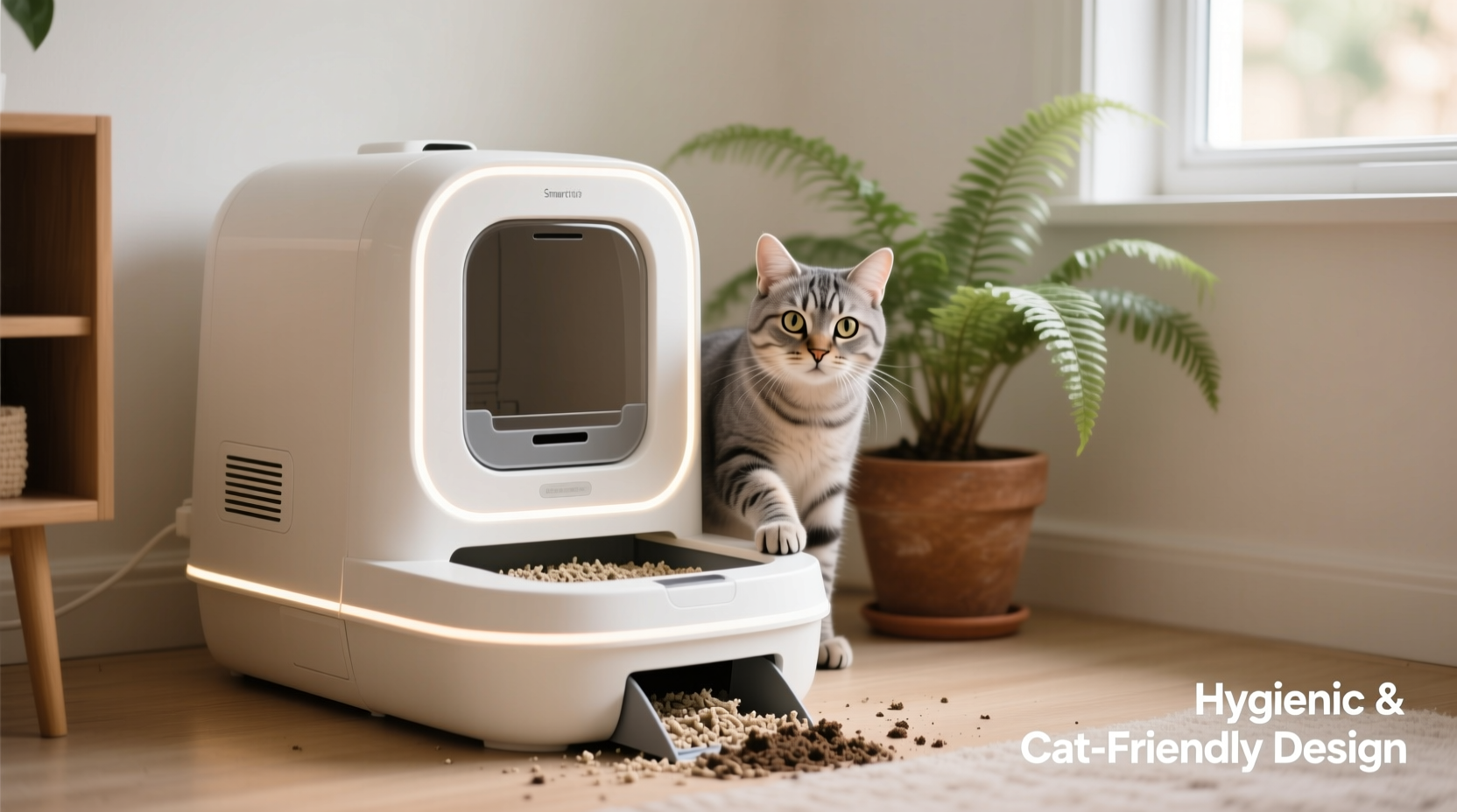 are automatic litter boxes hygienic or do they scare sensitive cats