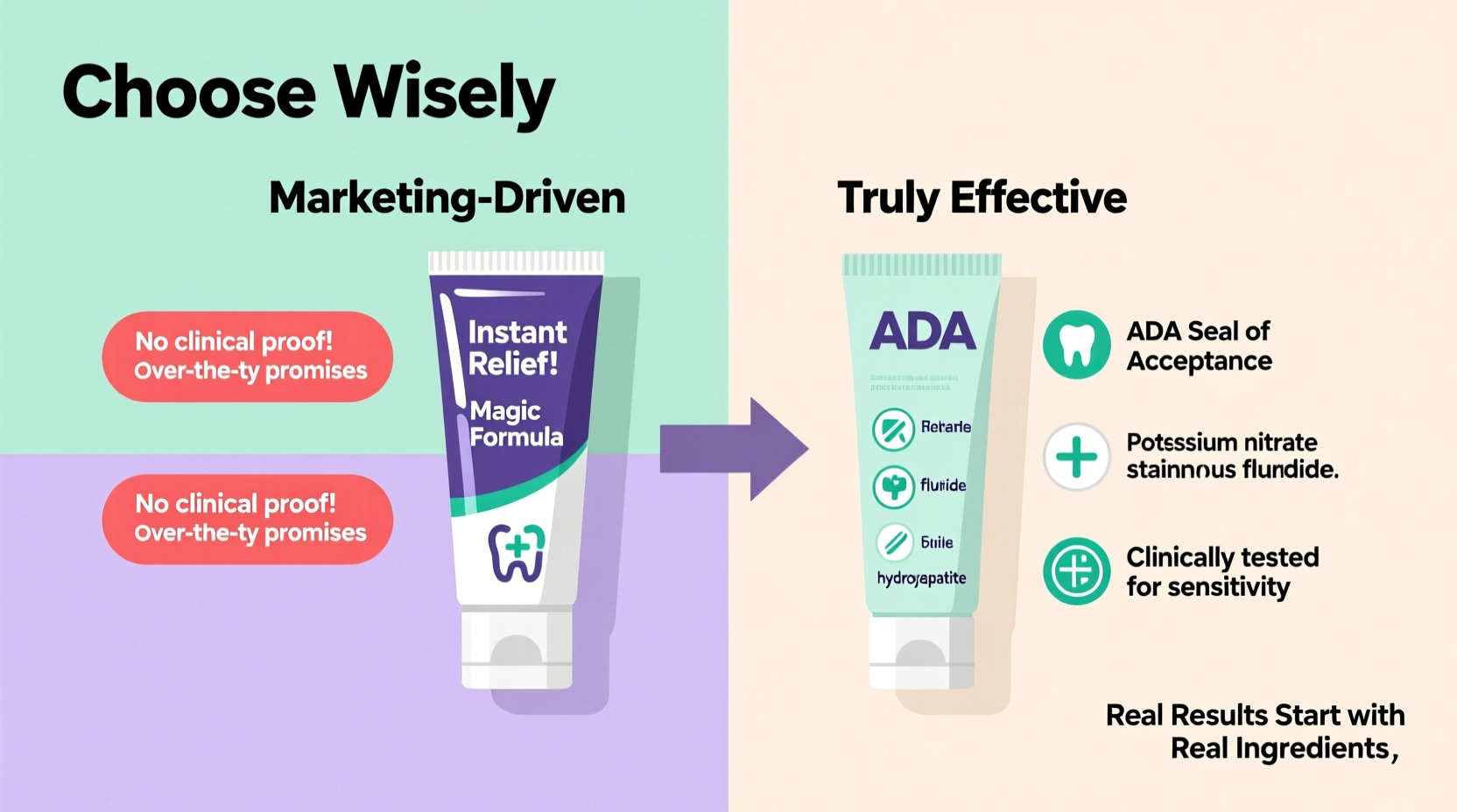 how to choose toothpaste for sensitive teeth without falling for marketing