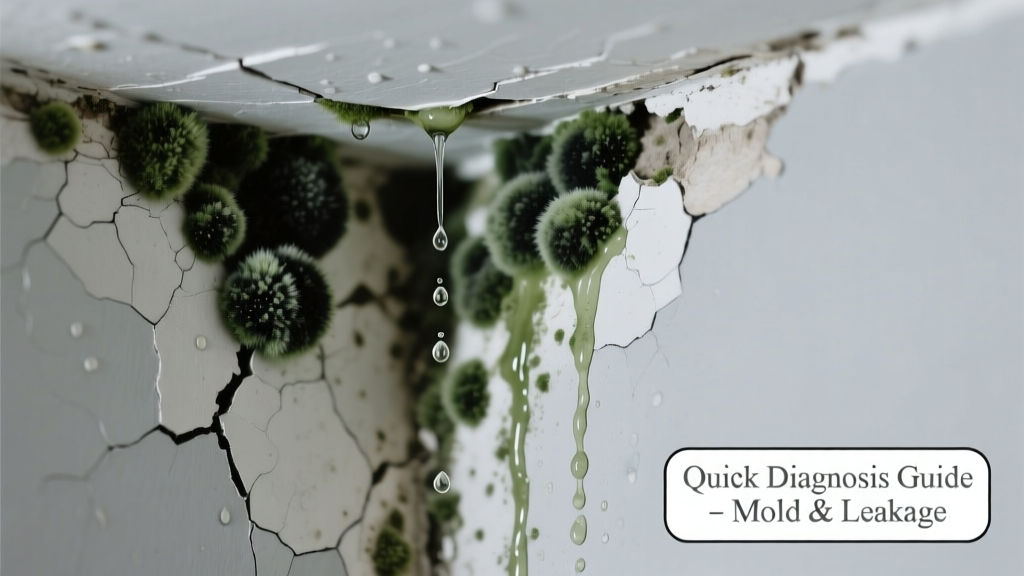 Mold on Walls Leaking Water: Quick Diagnosis Guide