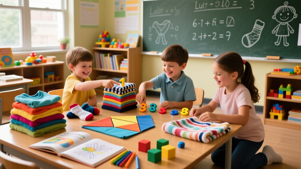 Turn Laundry into a Math Game for Preschoolers
