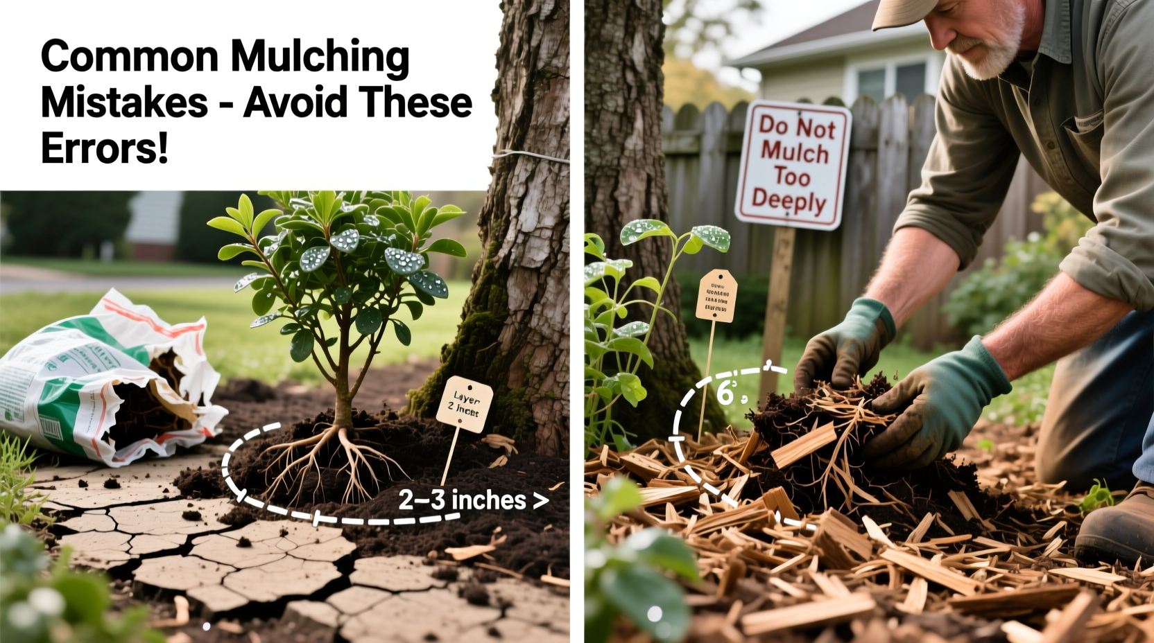 mulching mistakes