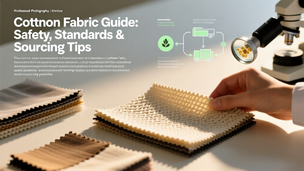 Cottnon Fabric Guide: Safety, Standards & Sourcing Tips