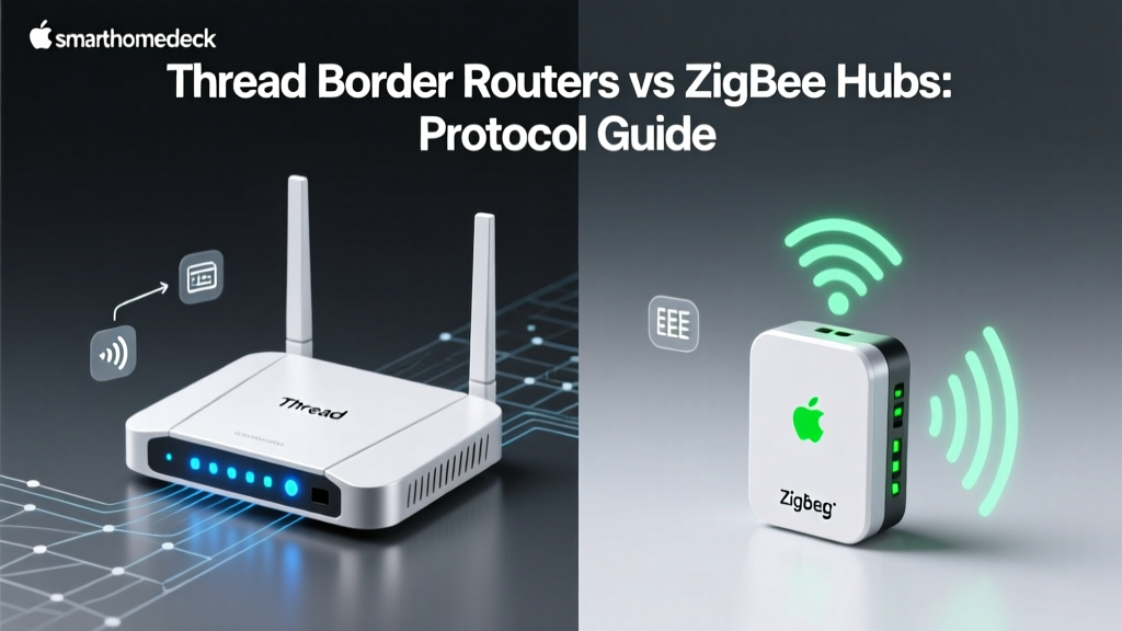 Thread Border Routers vs Zigbee Hubs: Protocol Guide