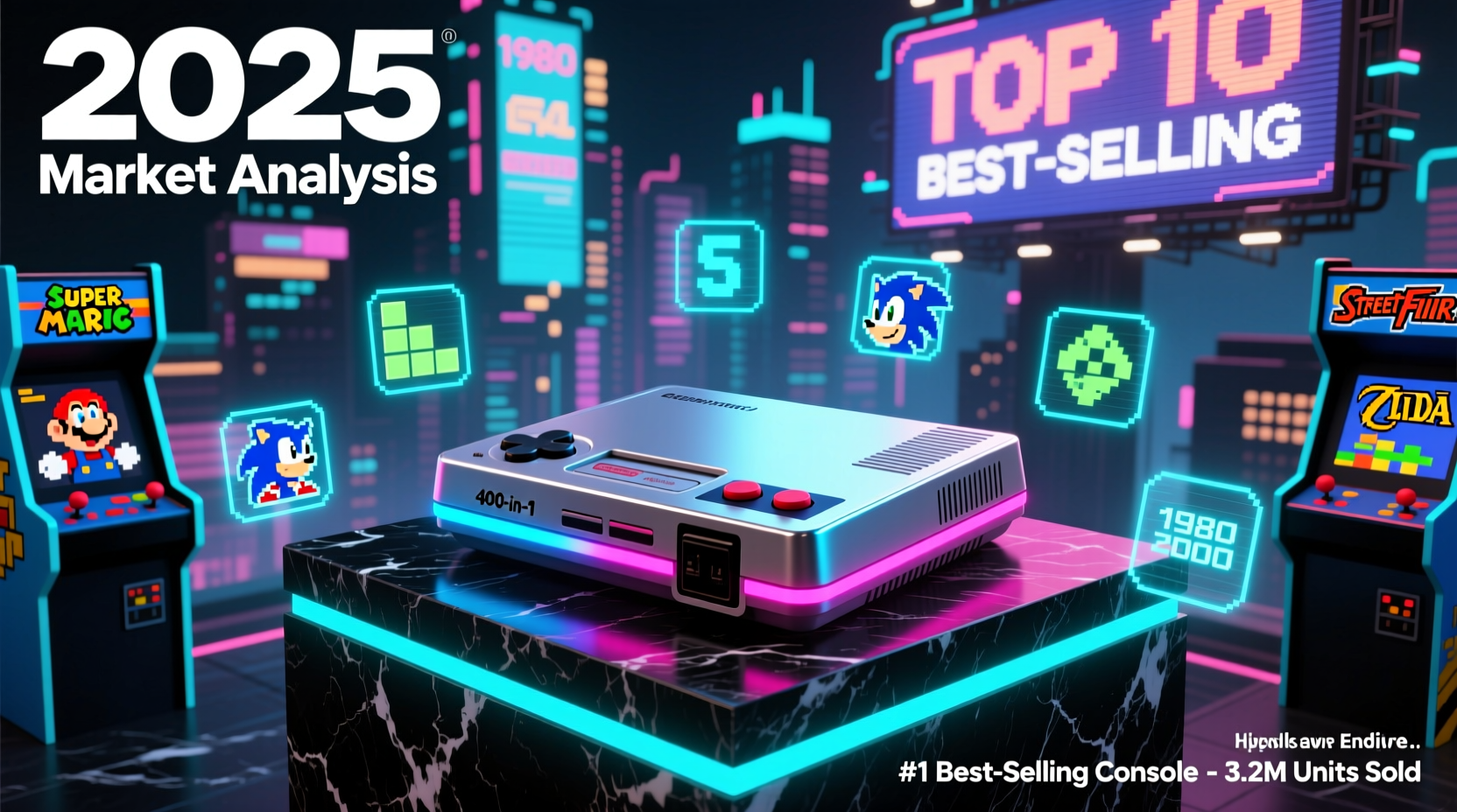 best selling 400 in 1 game console