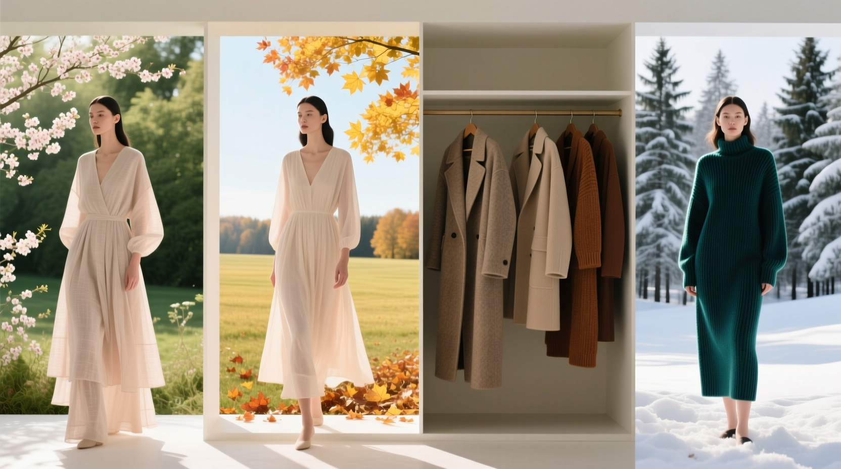 transition closet by season