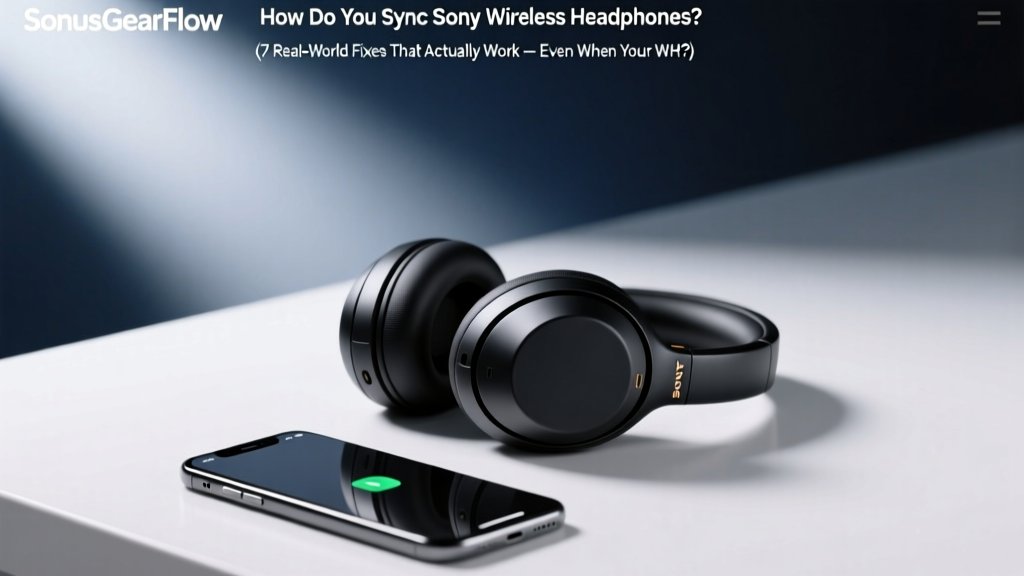 How to Sync Sony Wireless Headphones (2026)