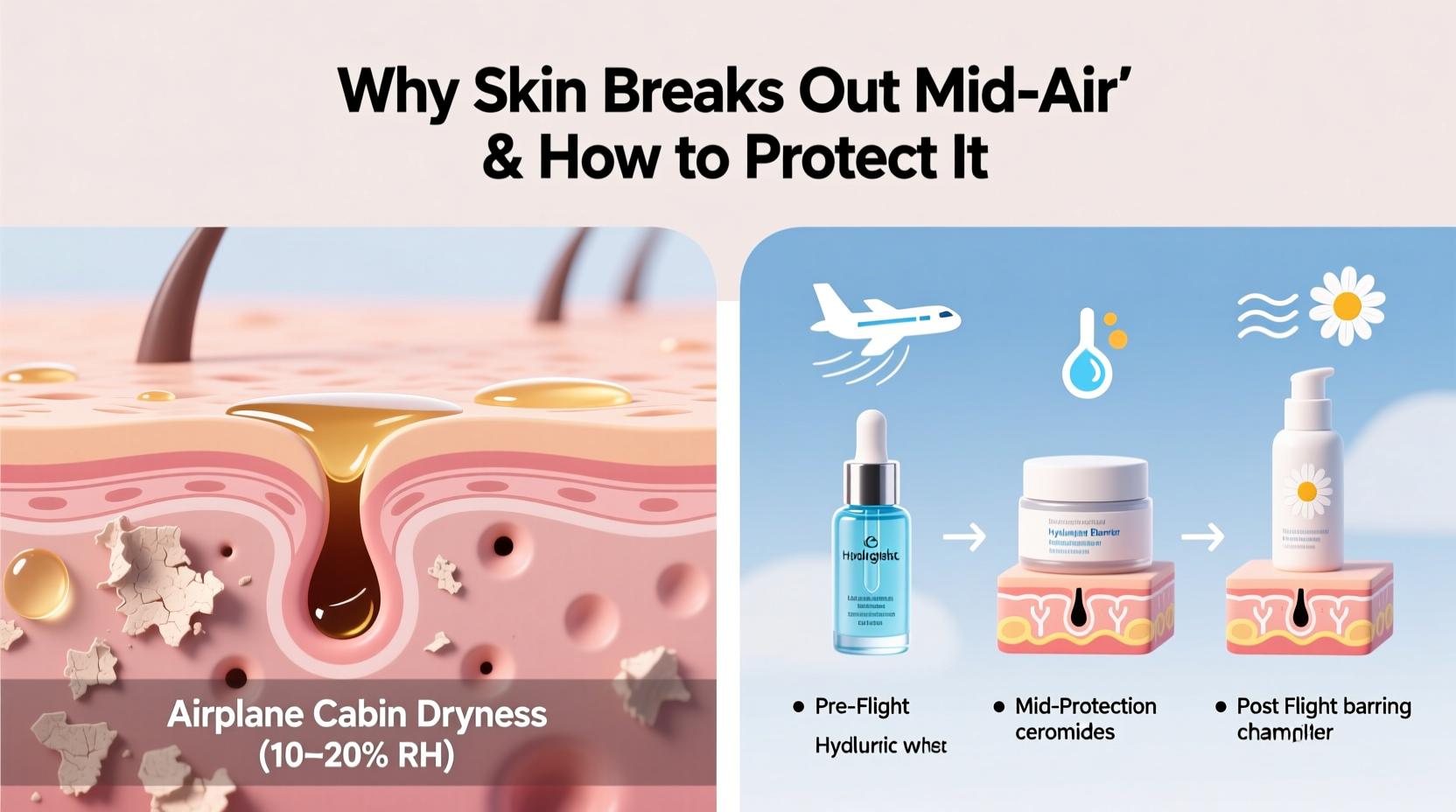 Airplane Rash Why Does My Skin Breakout After Flying How To Prep And Protect Mid Air