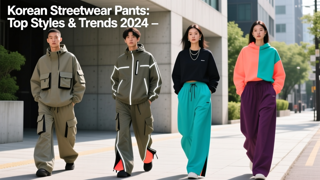 Korean Streetwear Pants: Top Styles & Trends 2024
