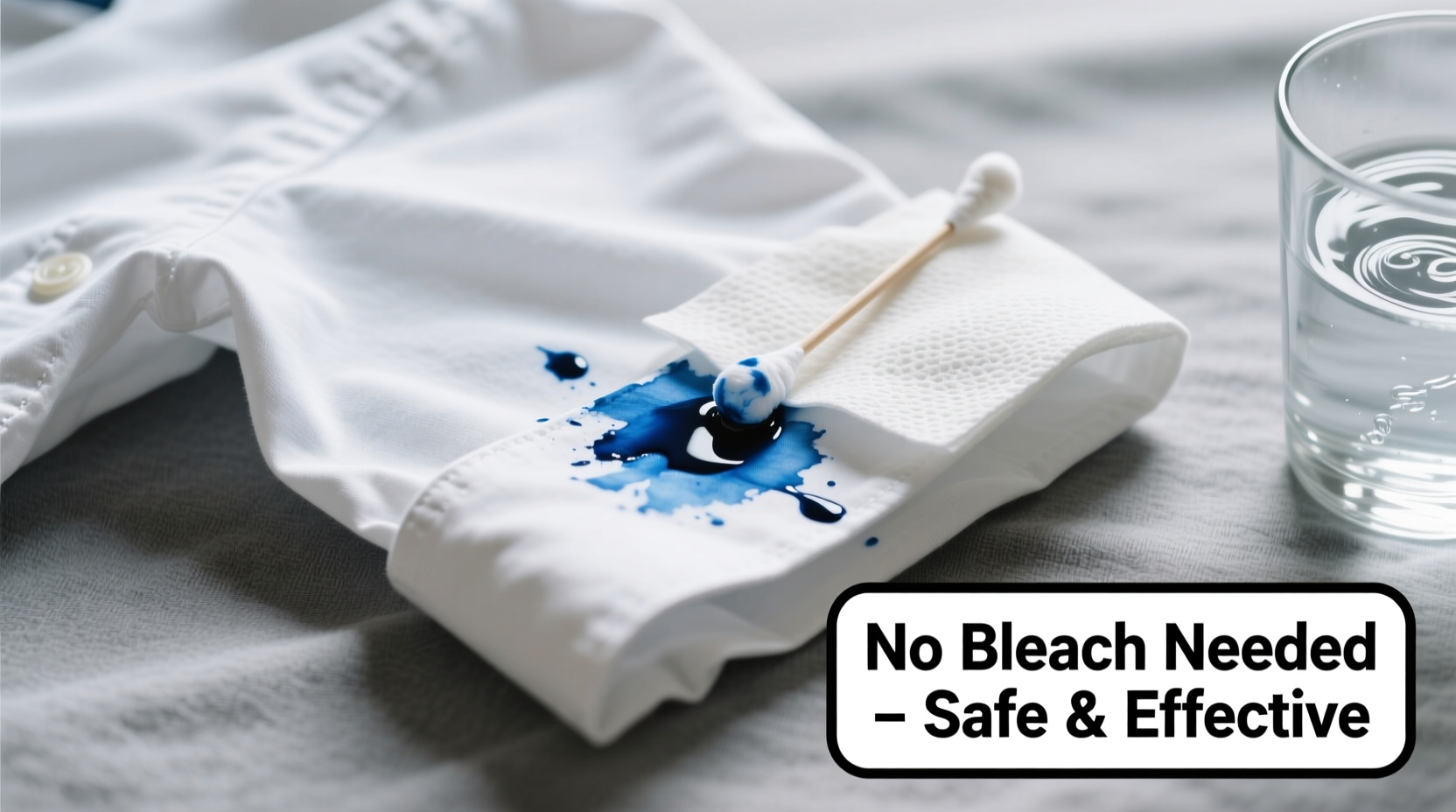 how to remove ink stains from clothes without bleach