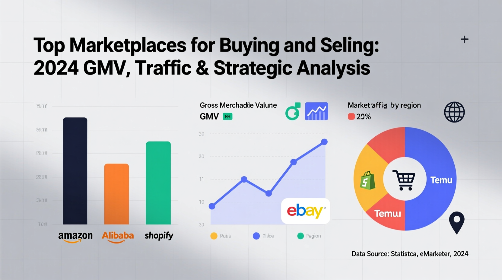 Top Marketplaces for Buying and Selling: 2024 GMV, Traffic & Strategic  Analysis