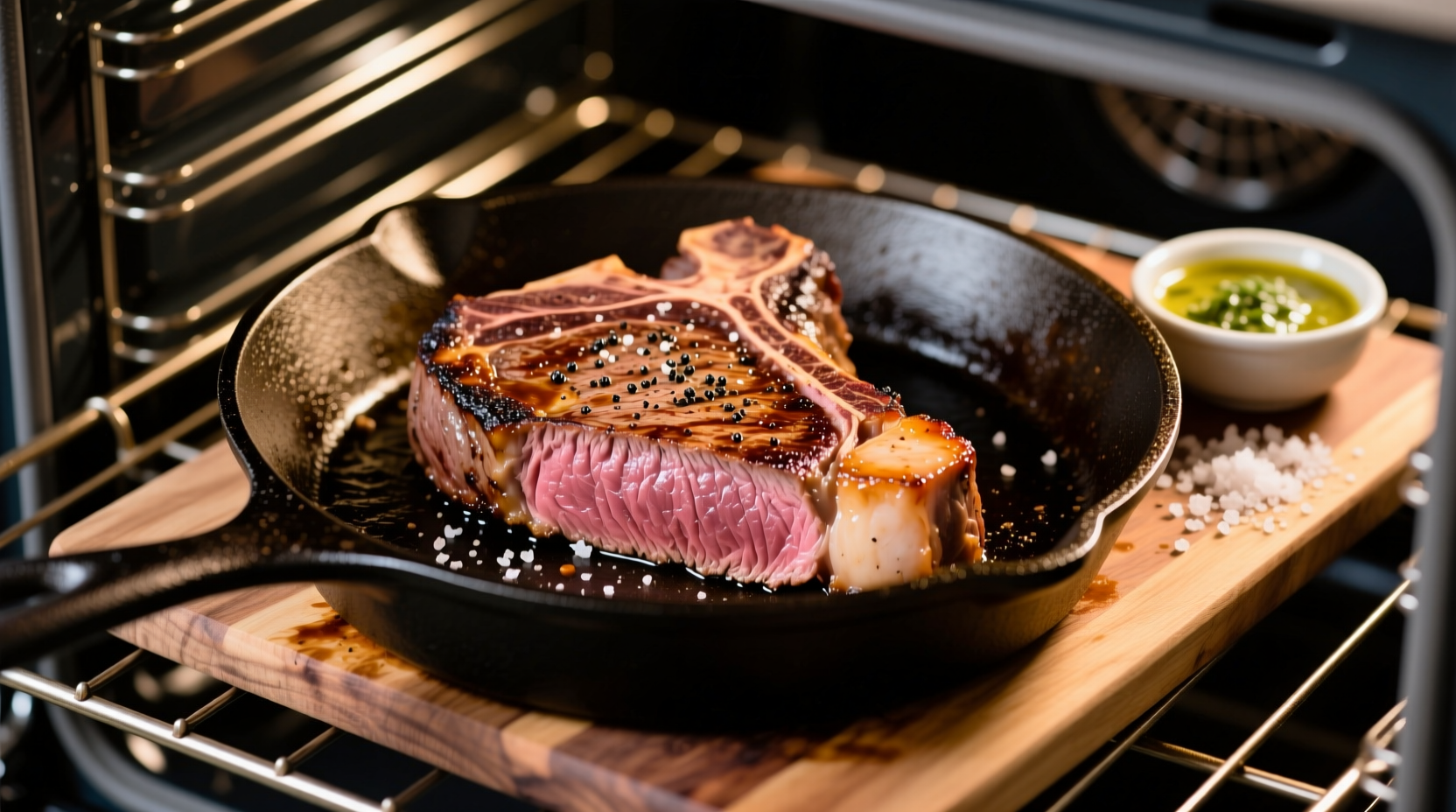 how do i cook steak in the oven