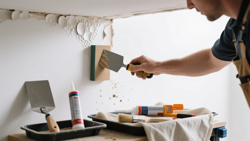 Fix Noisy Paint Blistering on Walls and Ceilings