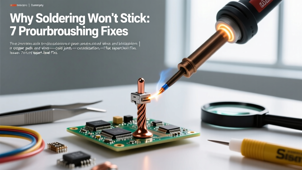 Why Soldering Won't Stick: 7 Pro Troubleshooting Fixes