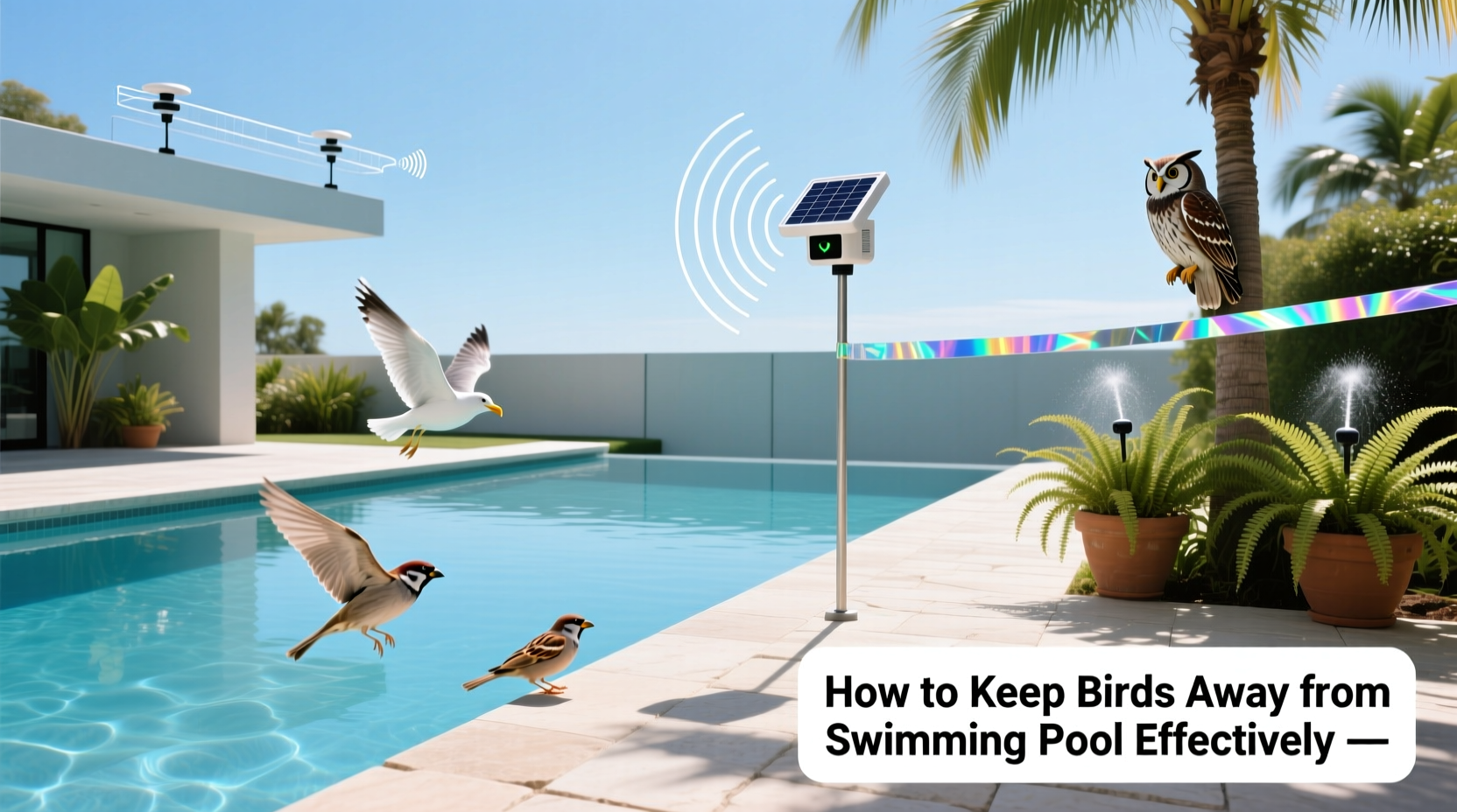 How to Keep Birds Away from Swimming Pool Effectively