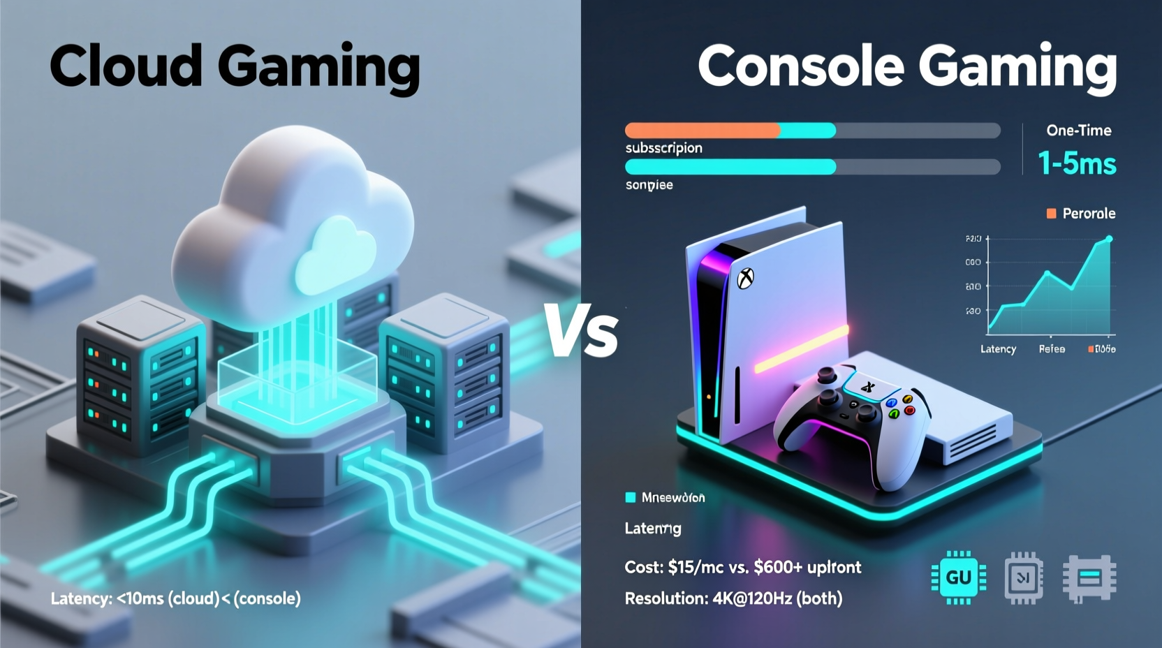 cloud gaming vs console gaming cost and performance compared