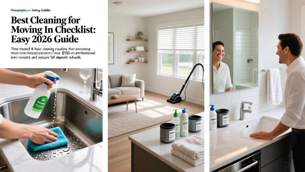 Best Cleaning for Moving In Checklist: Easy 2026 Guide
