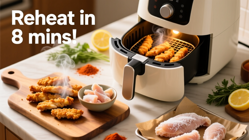 How to Reheat Frozen Cooked Chicken Strips in Air Fryer