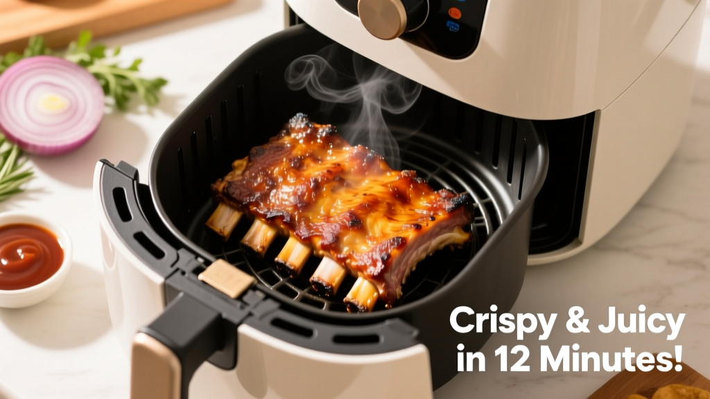 How to Heat Pre-Cooked Ribs in Air Fryer (Crispy & Juicy!)
