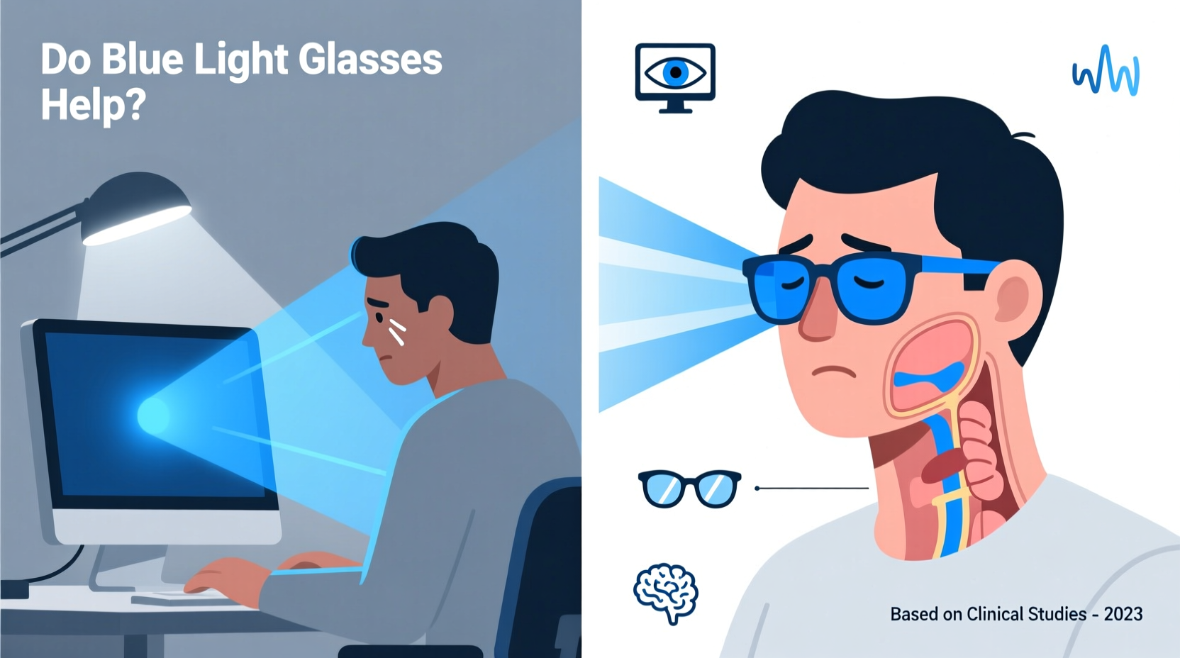 View of Are Blue Light Glasses Actually Helping Eye Strain Or Placebo Effect