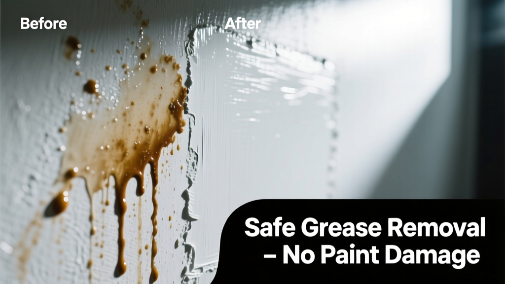 How to Remove Grease from Painted Walls Safely