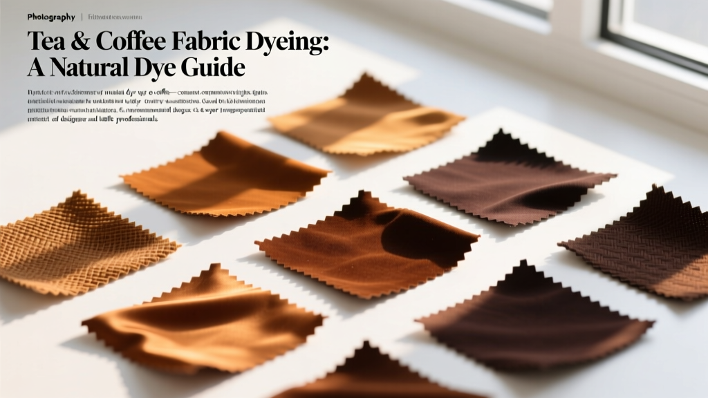 Tea & Coffee Fabric Dyeing: A Natural Dye Guide