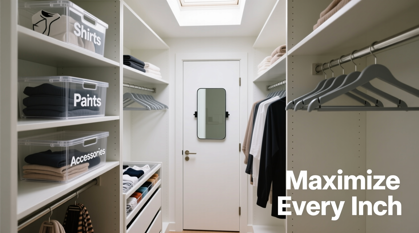 step by step guide to organizing a tiny closet for maximum space