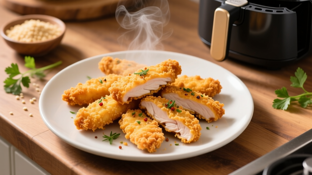 Air Fryer Breaded Tenders: Crispy, Juicy & Oil-Light