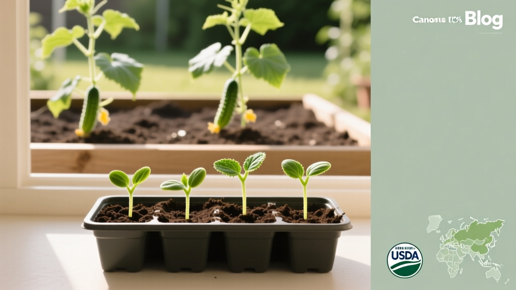 Cucumber Indoor Sowing & Transplanting Guide
