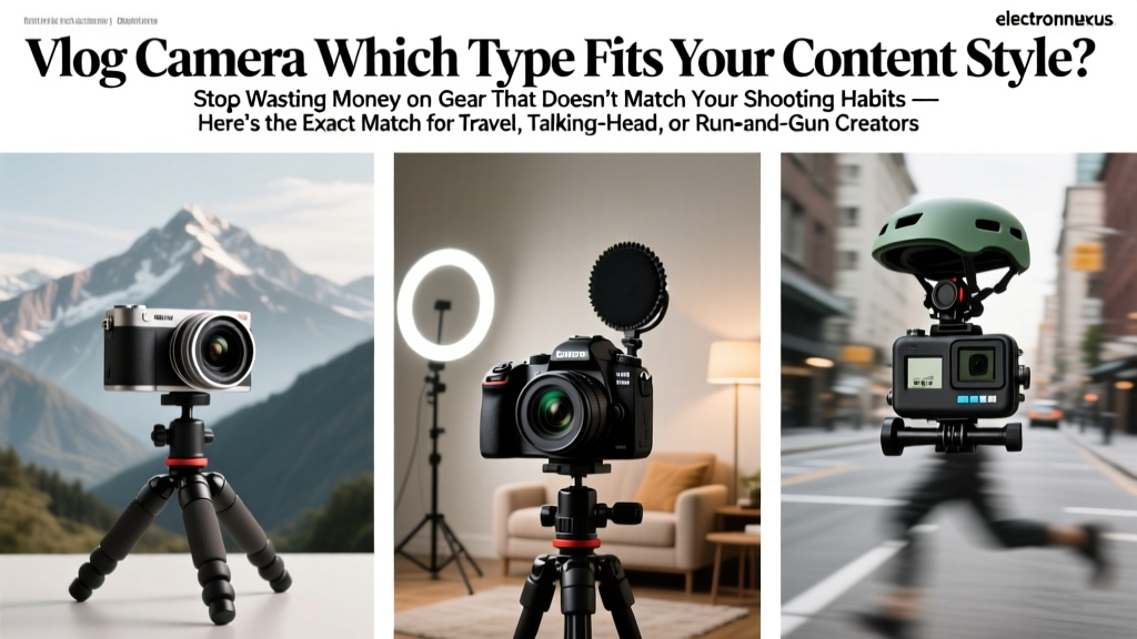 Vlog Camera Which Type Fits Your Content Style? Stop Wasting Money on Gear That Doesn’t Match Your Shooting Habits — Here’s the Exact Match for Travel, Talking-Head, or Run-and-Gun Creators